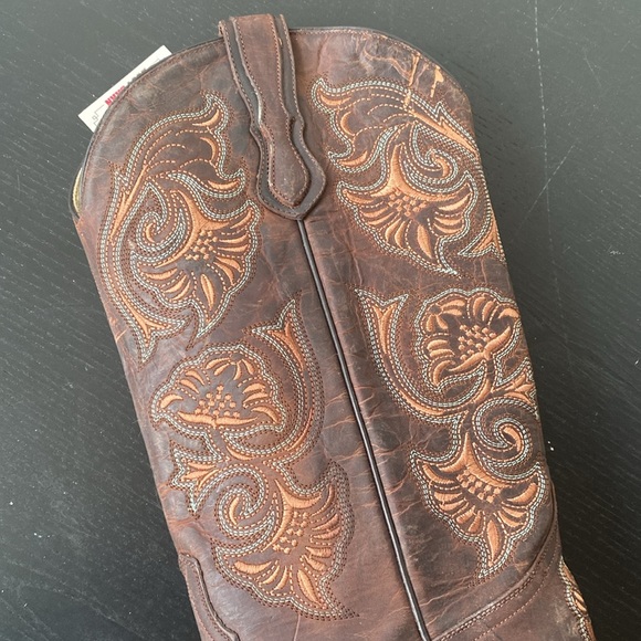 NWT women’s cowboy corral boots full stitch toe boots - Picture 11 of 16